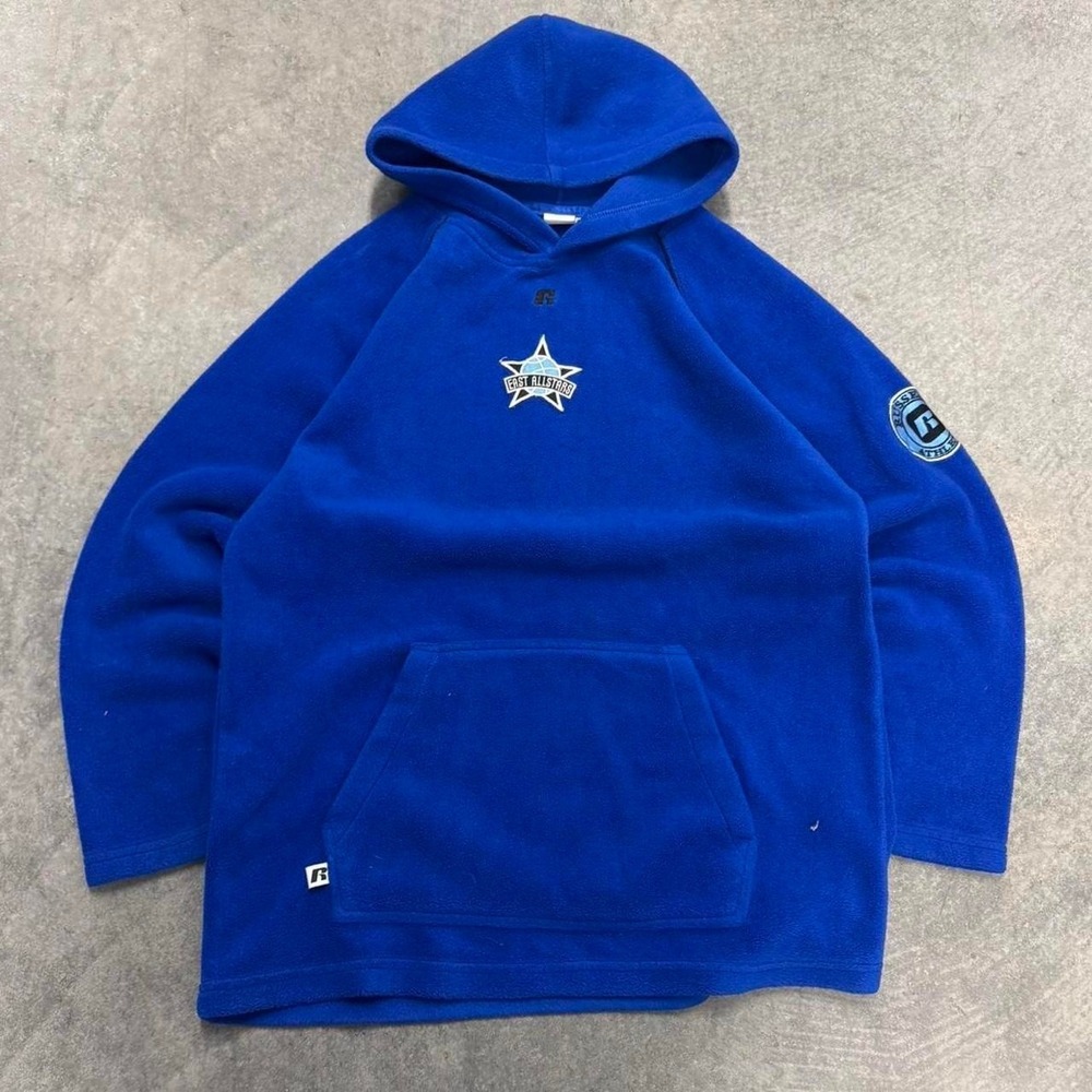 Vintage NBA All Star Fleece Russell Athletic Hooded Pullover Small